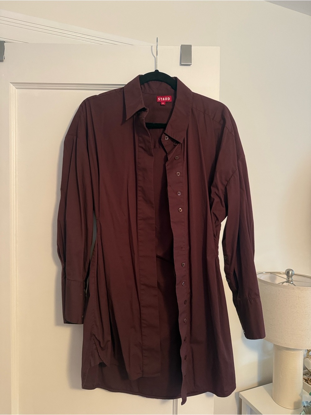 Staud Mini Shirt Dress